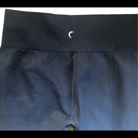 Zyia Black White Ombre Performance 7/8 24” Legging Tights L Crossfit Workout - Picture 6 of 6